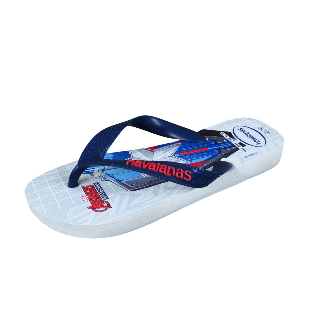 Havaianas Top Marvel II Kids Flip Flop Sandals Size 3-4Y Captain‎ America Blue
